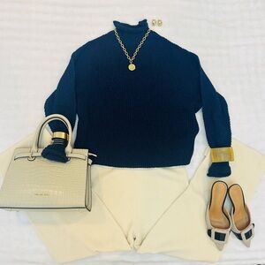 Navy Sweater